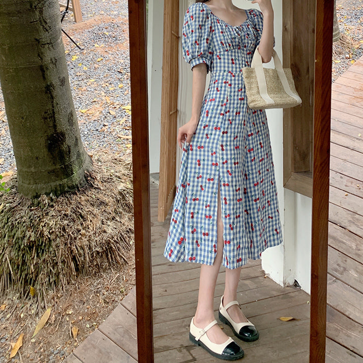 Vintage Gingham Dress