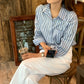 Everyday Stripe Button Up Shirt (2 Colors)