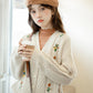 Fall Florals Embroidered Cardigan (3 Colors)