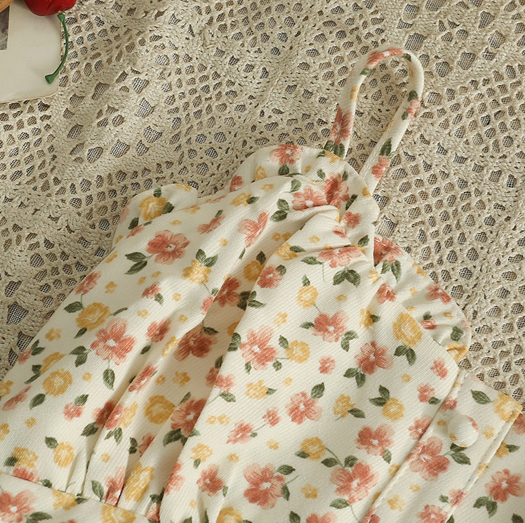 Ditsy Floral Corduroy Cami Dress (6 Colors)