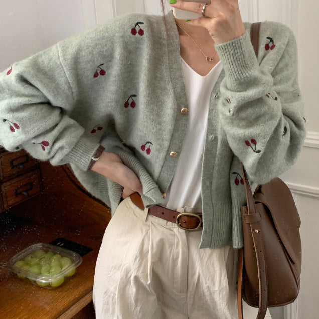 Cherry Cardigan (3 Colors)