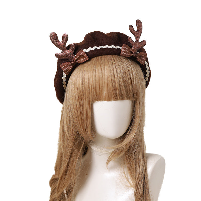 Sweet Deer Beret (3 Colors)