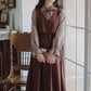 Plaid Suede Twofer Midi Dress (3 Colors)