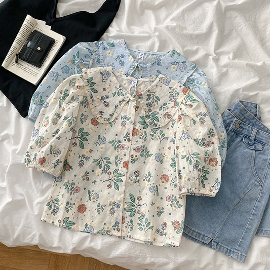 Storybook Floral Button Up Shirt (2 Colors)