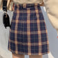 Oxford Plaid Mini Skirt (2 Colors)