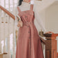 Corduroy Button Up Midi Dress (5 Colors)