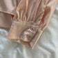 Pintuck Puff Sleeve Blouse (Pink)