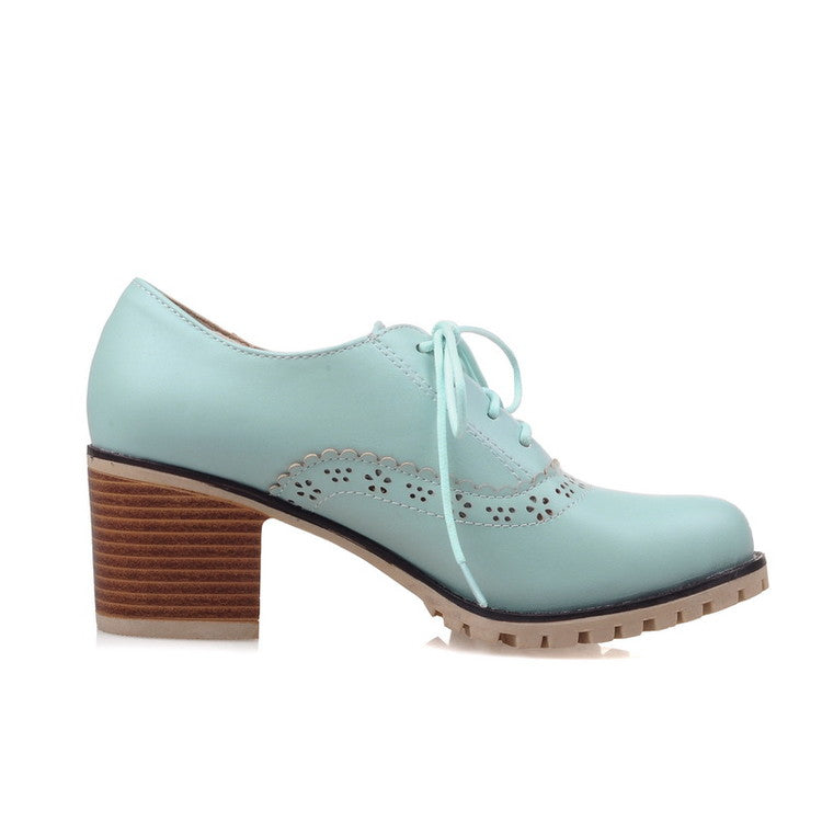 Flower Oxford Booties (4 Colors)