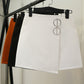 Asymmetrical Metal Ring Skirt (3 Colors)