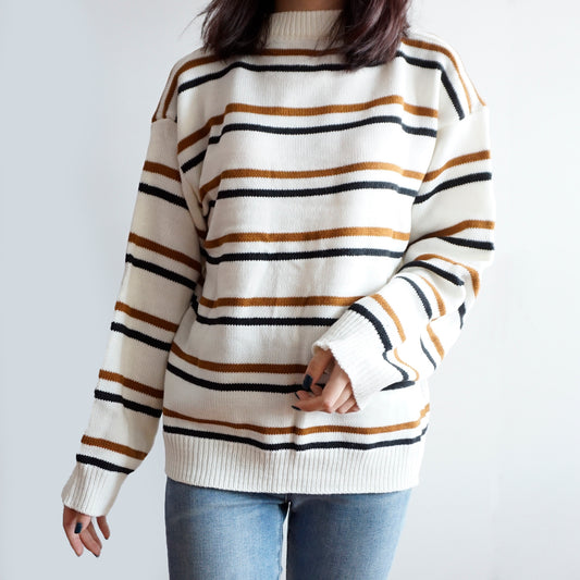 School Stripe Sweater (3 Colors)