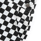 Checkerboard Overalls (Black/White)