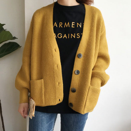 Fall Knitted Cardigan (3 Colors)