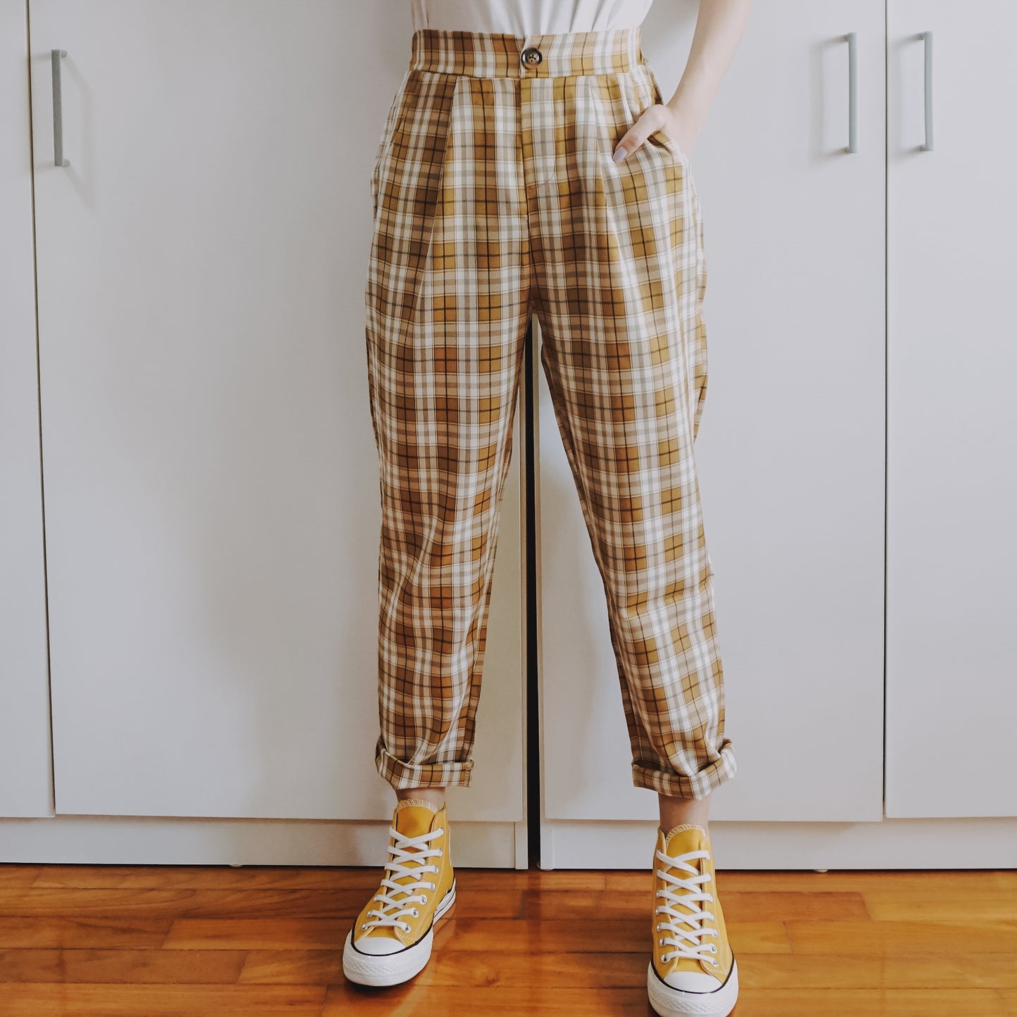 Checkered Plaid Pants (3 Colors)