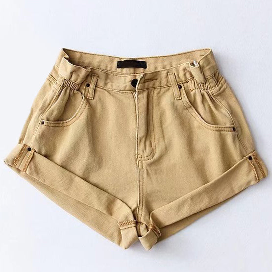 Paperbag High Waist Denim Shorts (5 Colors)