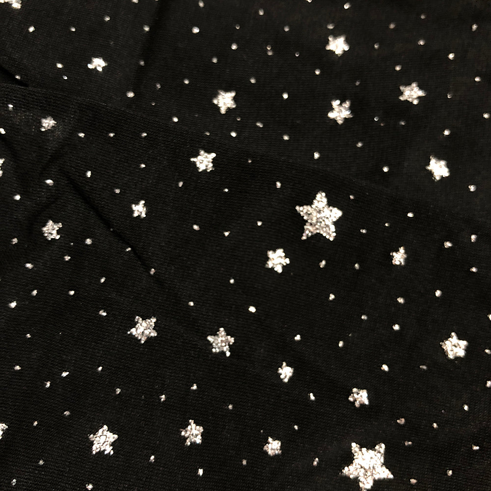 SISI Tights With Star Pattern Black, Thin Star Magic in Sizes S-L