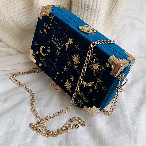 Buy Celestial Star Embroidered Handbag, Constellation Square Chain  Crossbody Bag,kawaii Gift for Women Girls Online in India - Etsy