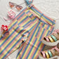 Candy Pastel Stripe Mom Jeans (Blue/Pink/Yellow)