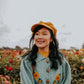 Sunflower Collared Cardigan (Sage)